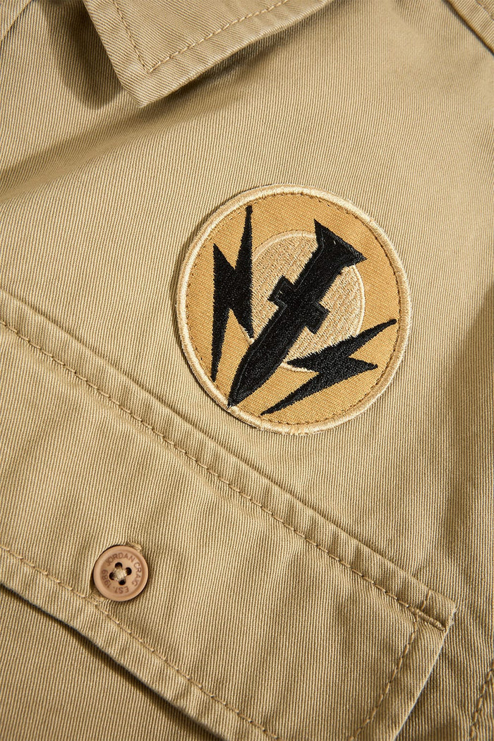 Jordan Craig Military Cargo Shirt - Khaki