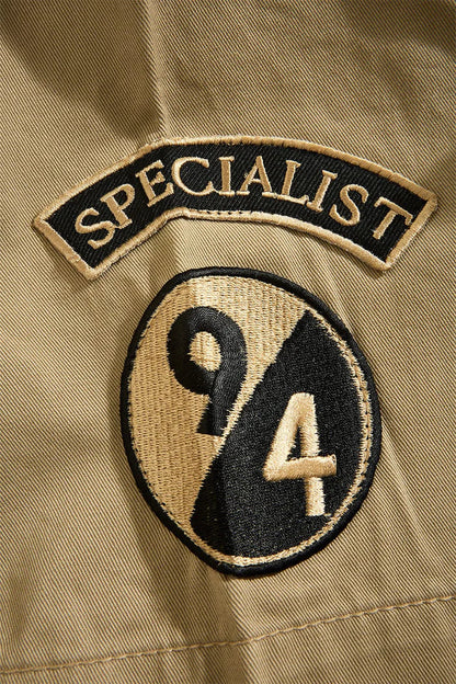 Jordan Craig Military Cargo Shirt - Khaki