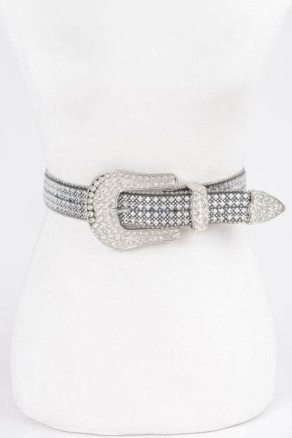 Rhinestone Western Style Belt