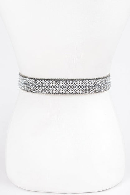 Rhinestone Western Style Belt