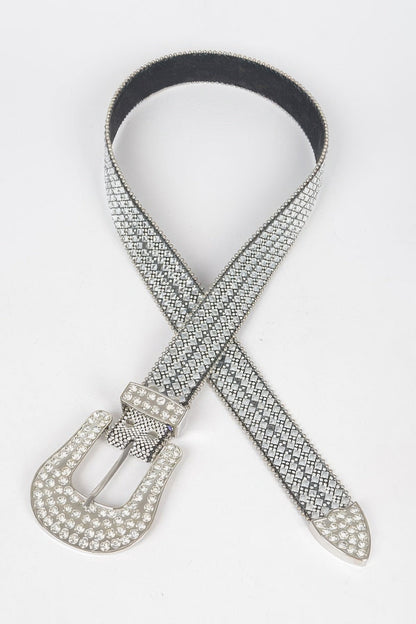 Rhinestone Western Style Belt