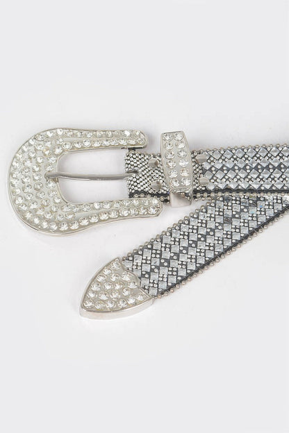 Rhinestone Western Style Belt