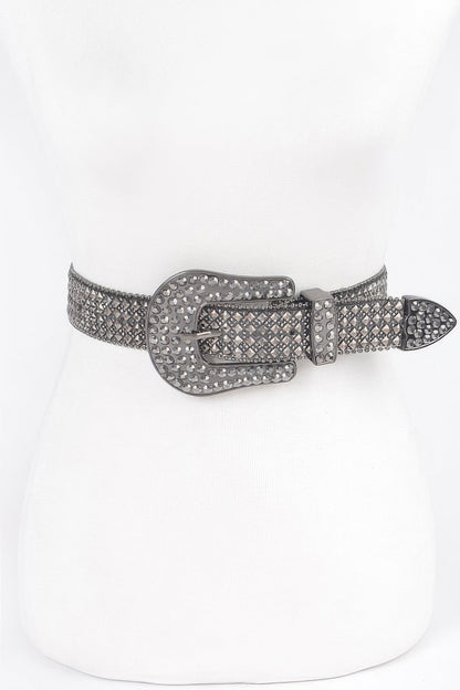 Rhinestone Western Style Belt