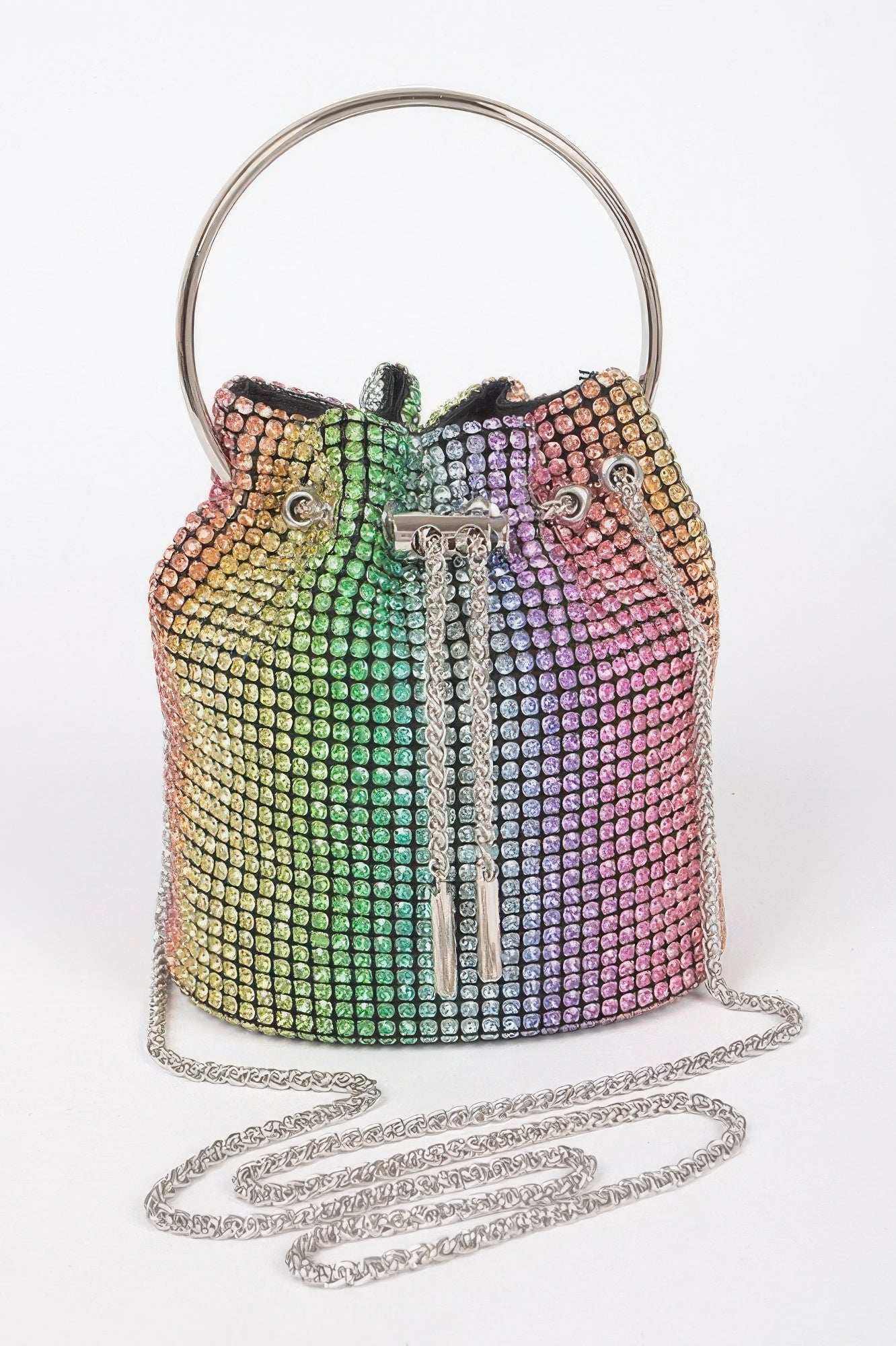 Oversized Rhinestone Clutch