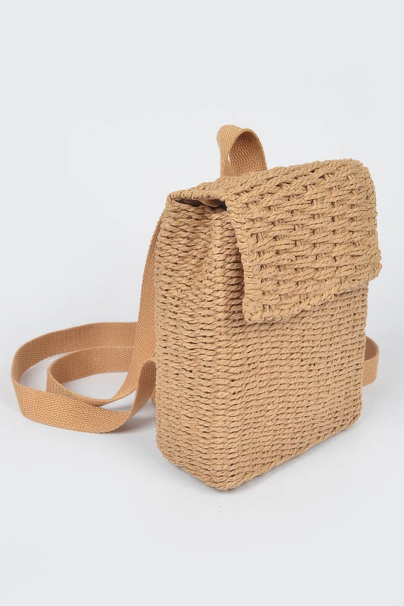Woven Cotton Mini Backpack