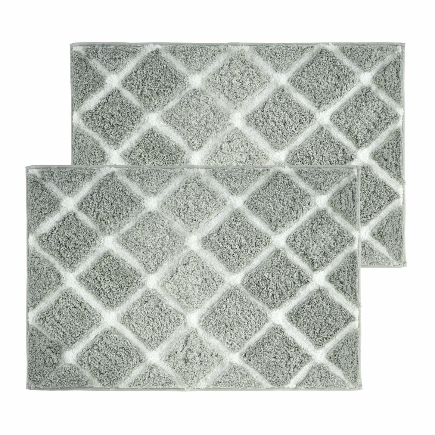 Kona Collection Spa Luxury Oversized Microfiber Bath Mats
