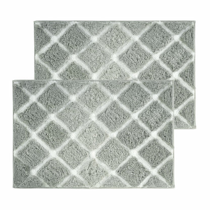 Kona Collection Spa Luxury Oversized Microfiber Bath Mats