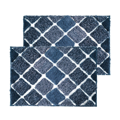 Kona Collection Spa Luxury Oversized Microfiber Bath Mats