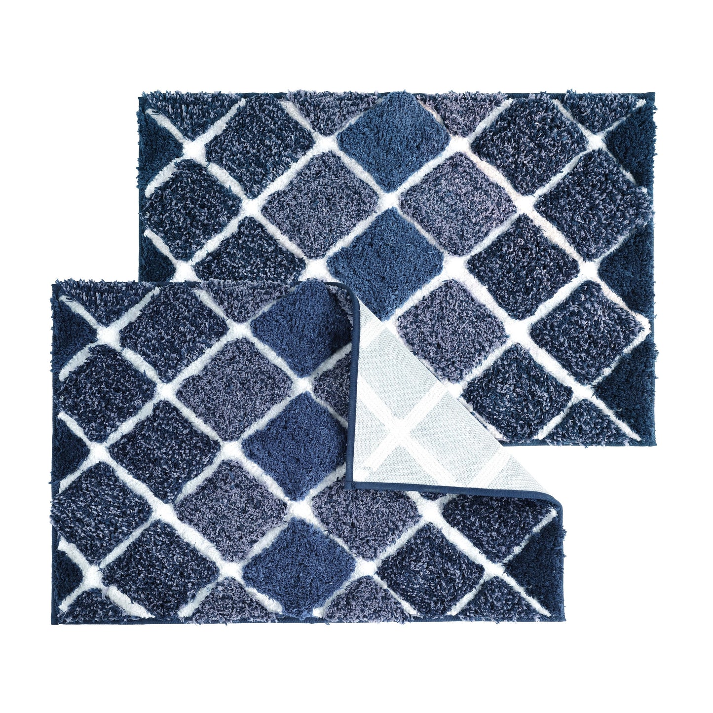 Kona Collection Spa Luxury Oversized Microfiber Bath Mats