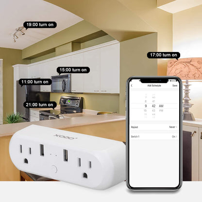 XODO WP3 Smart Mini Outlets - Works With Alexa & Google Home