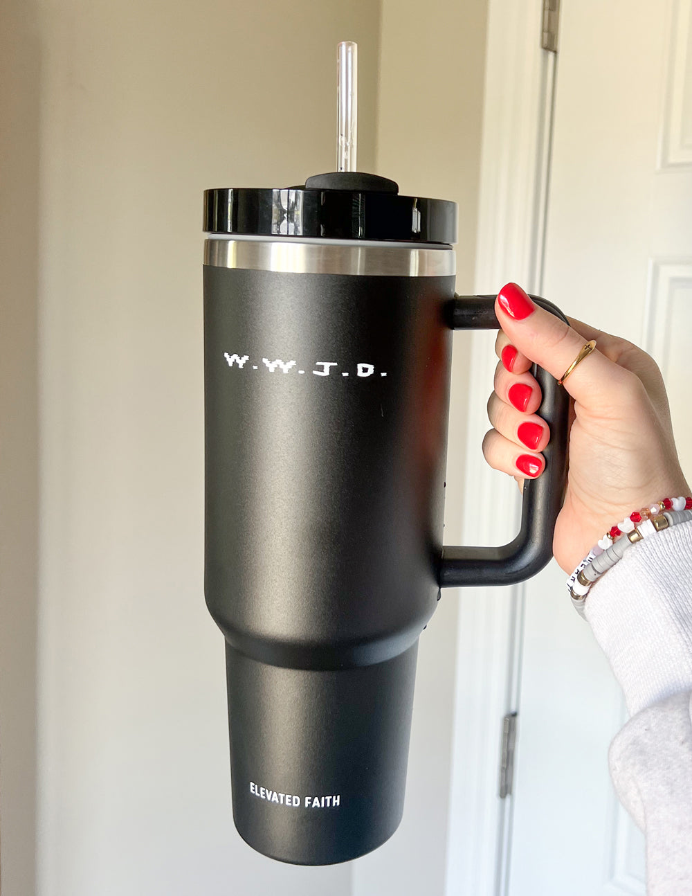 Elevated Faith WWJD 40 oz Tumbler