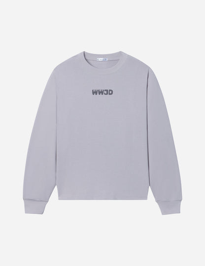 Elevated Faith WWJD Purple Unisex Tee