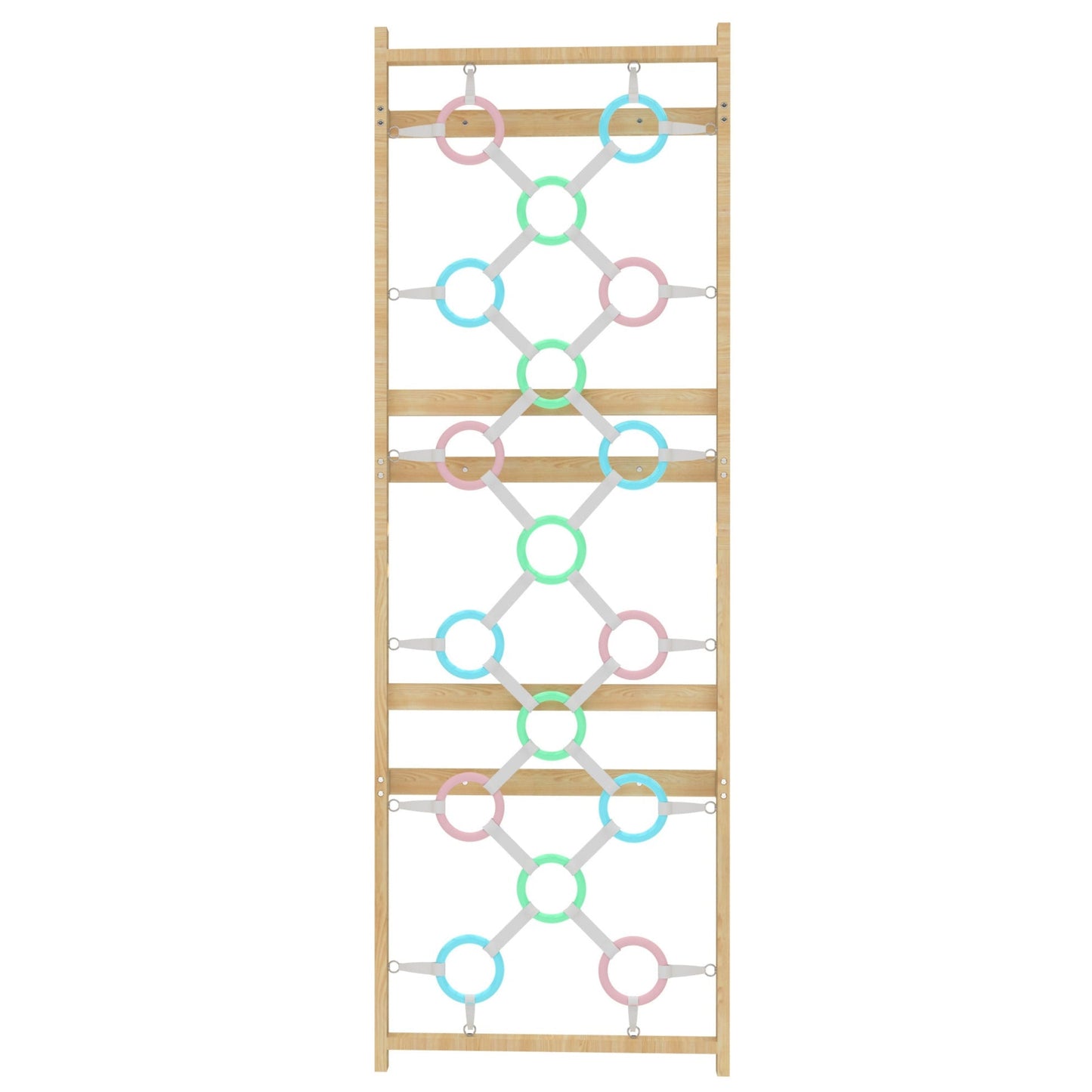 Add-On Ring Wall Panel for 95" Modular Walnut