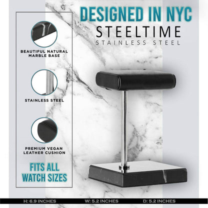 Deluxe Leather Padded Watch Display Stand