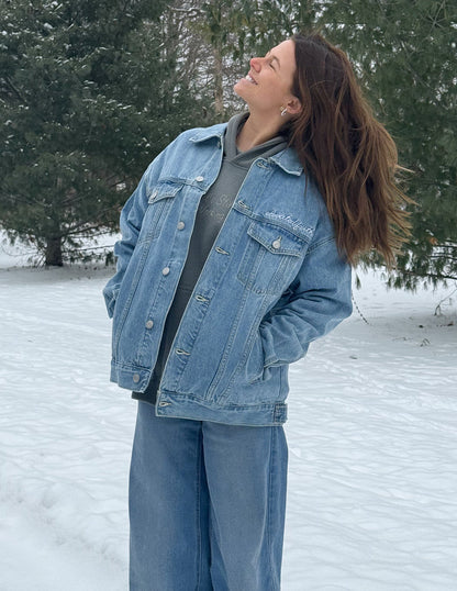 Elevated Faith What a Friend In Jesus Denim Jacket