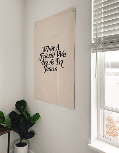 Elevated Faith What a Friend in Jesus Tapestry