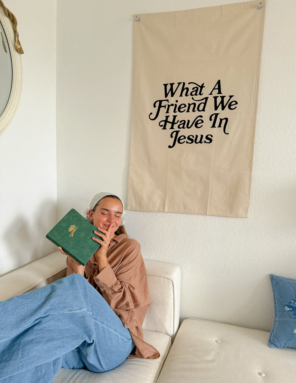 Elevated Faith What a Friend in Jesus Tapestry