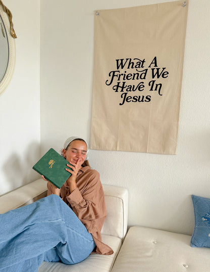 Elevated Faith What a Friend in Jesus Tapestry