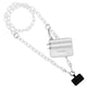 White Chain - Silver Pouch (Hardware: Silver)