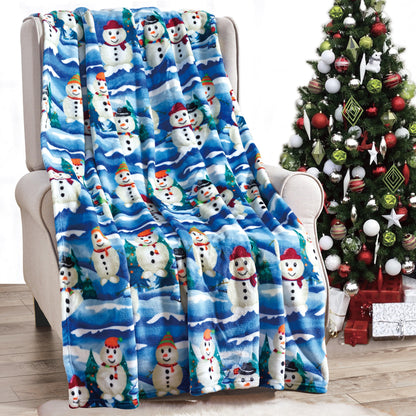 Elegant Comfort 50" x 60" Holiday Velvet Plush Blanket Throw - 50 x 60 inches