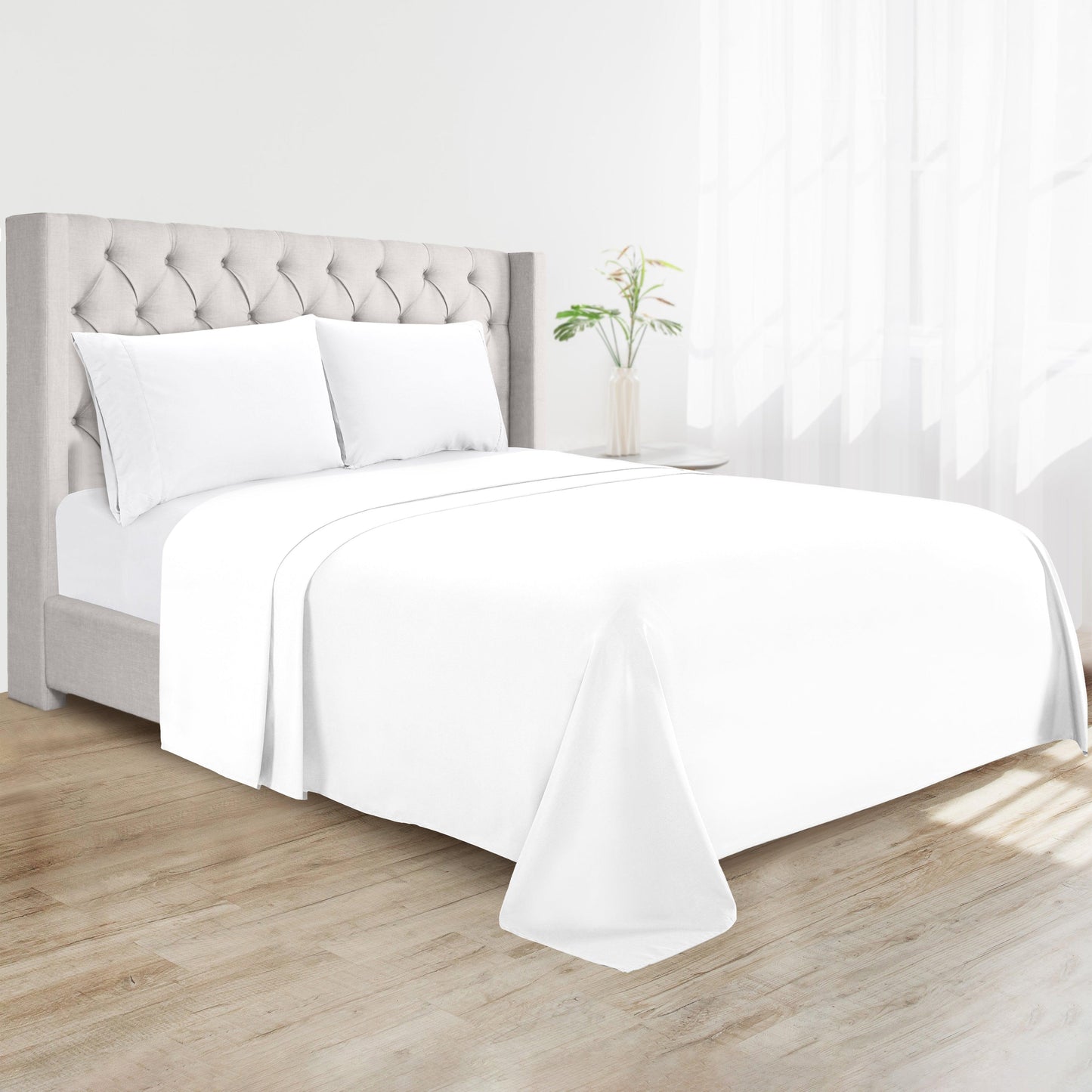 Elegant Comfort Essential Single Flat Sheet - Premium Hotel Quality