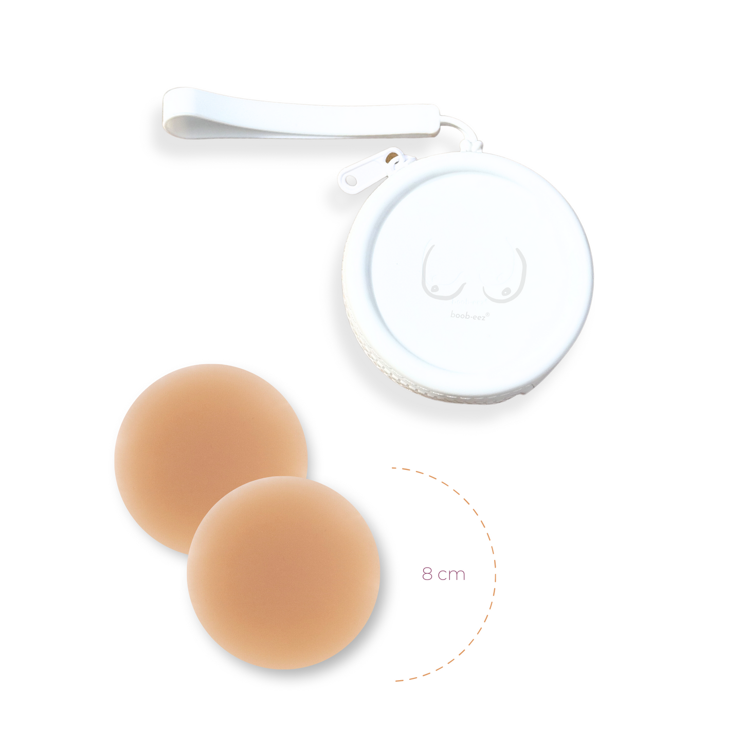 Limited Edition Deluxe Duo in White - Dark Nude