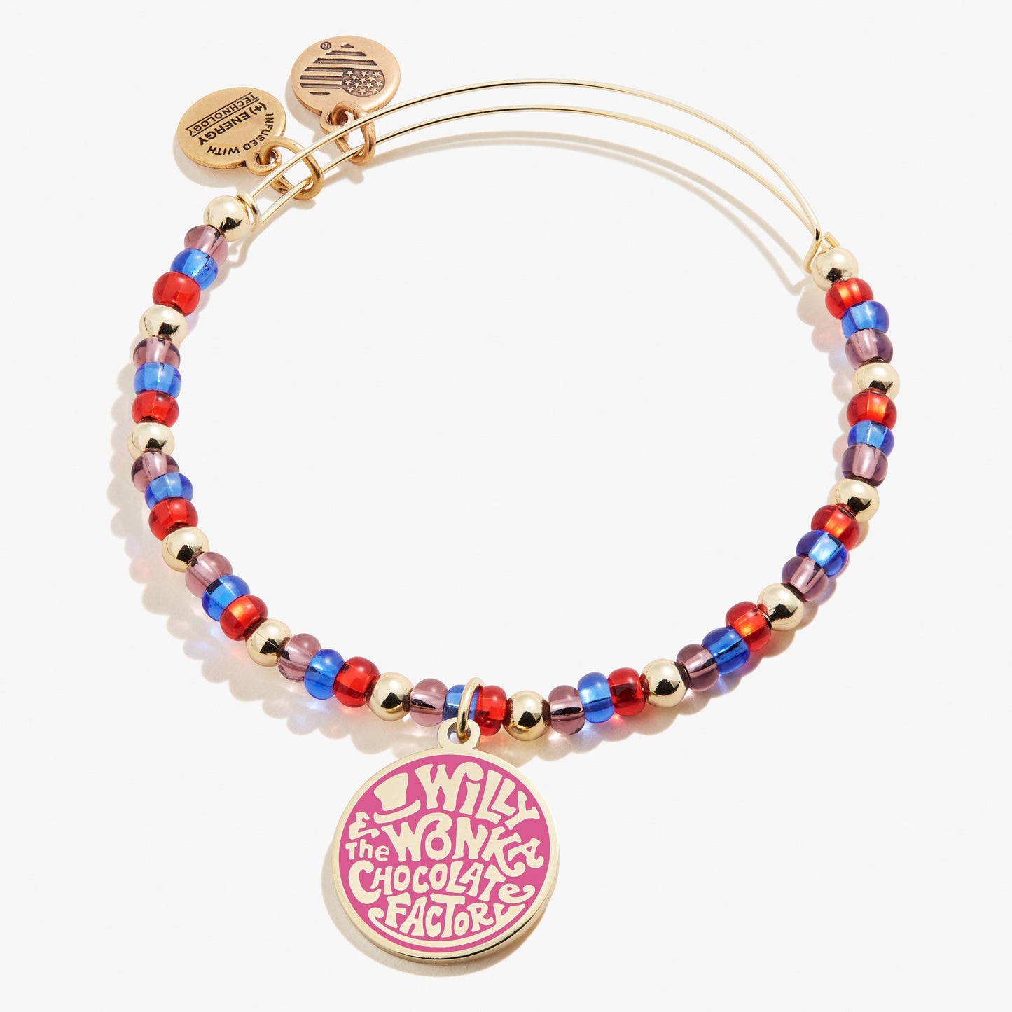 Willy Wonka Chocolate Factory' Beaded Charm Bangle