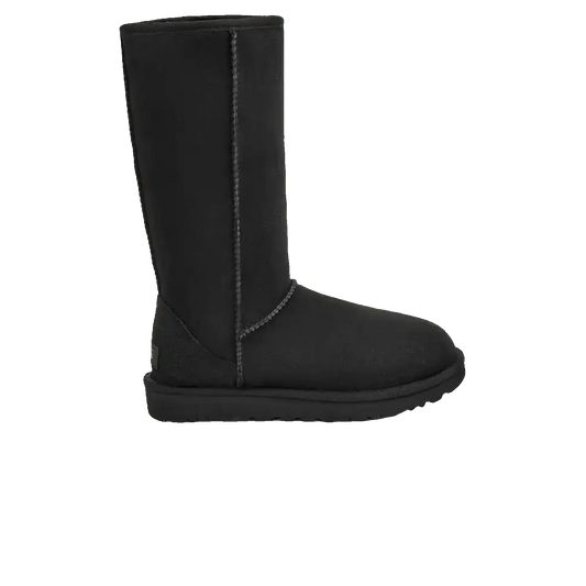 UGG Classic Tall II Women's Boots — Black Suede Sheepskin