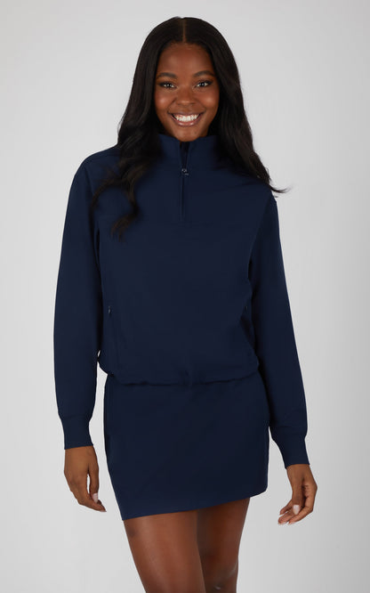 Citylite Half Zip Cinched Hem Jacket