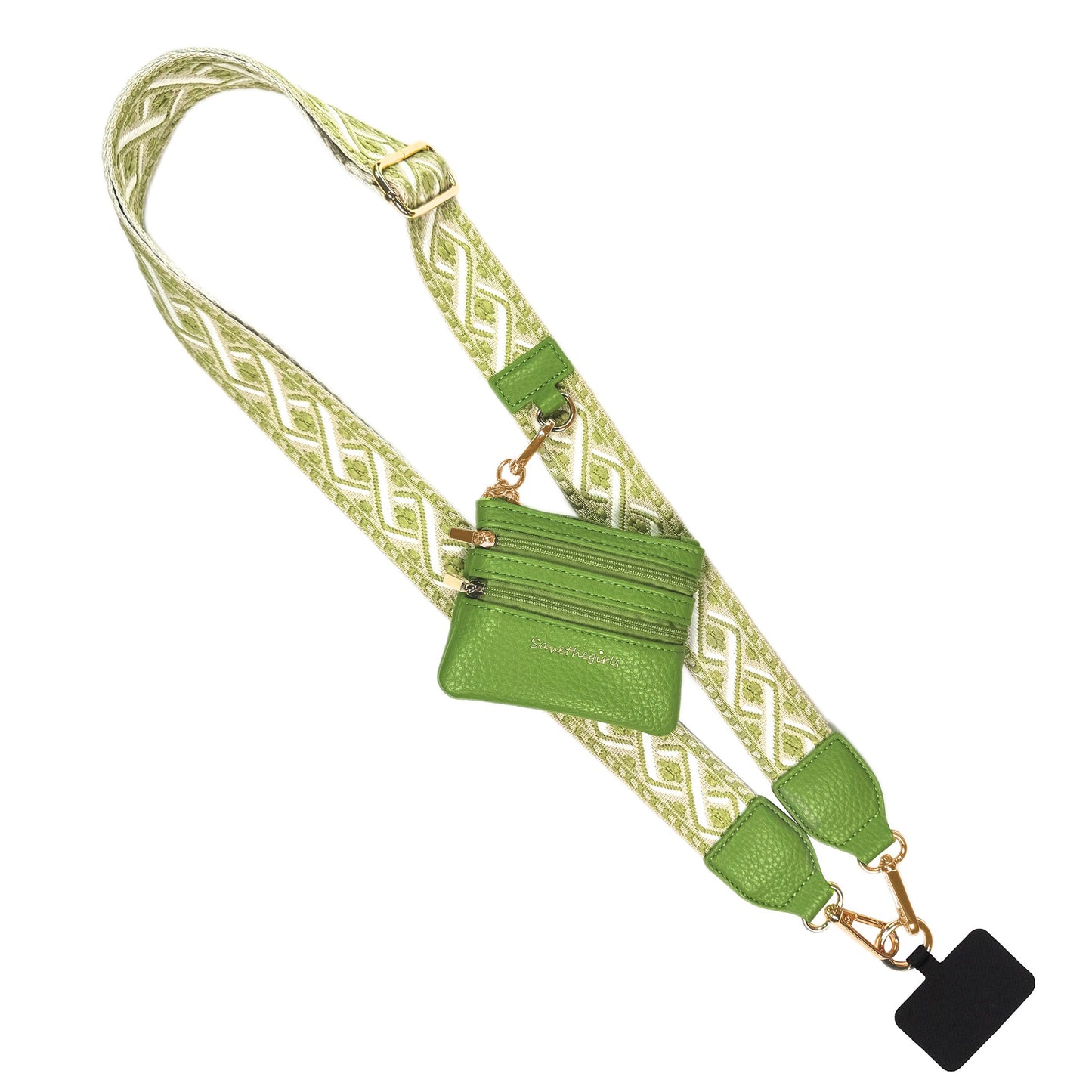 Clip & Go Strap w/Zippered Pouch XOXO