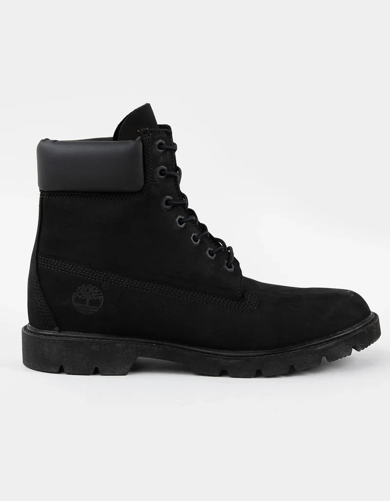 Timberland 6-Inch Basic Waterproof Men's Boots — Black Nubuck