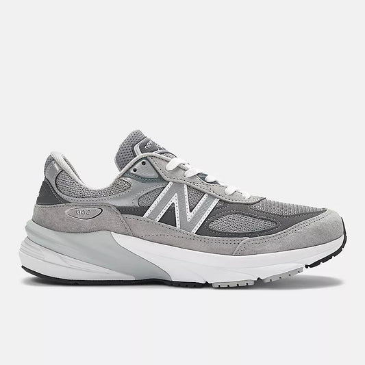 New Balance 990v6 Made in USA Men's Sneakers (2E width) — Grey Suede