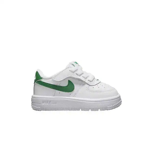 Nike Force 1 Low EasyOn Toddlers' (TD) Sneakers — White/Malachite Leather Low-Top