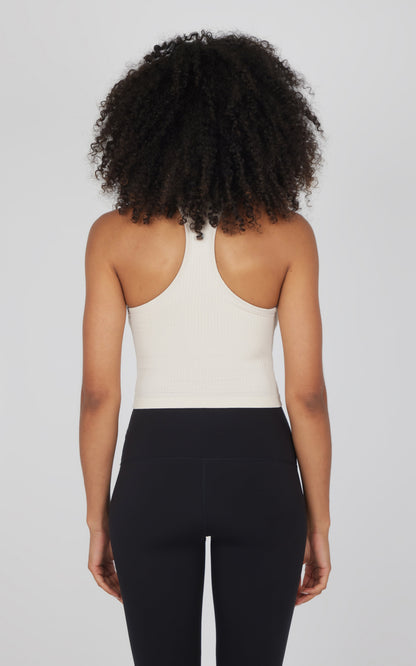 2 PK Racerback Tank with Built in  Bra - Our Petal Tone Story