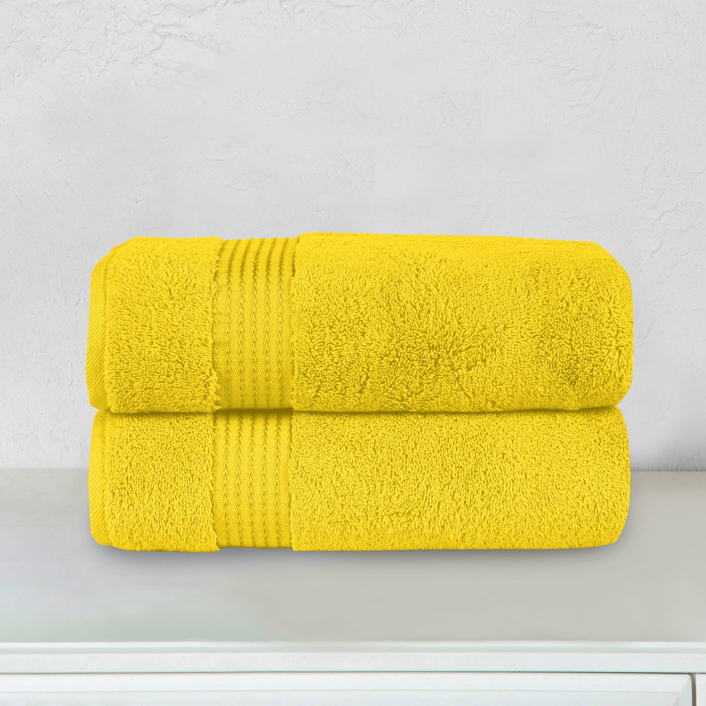 Elegant Comfort 2 Pack Premium Turkish Cotton Bath Towel Set, 27 x 54 inch