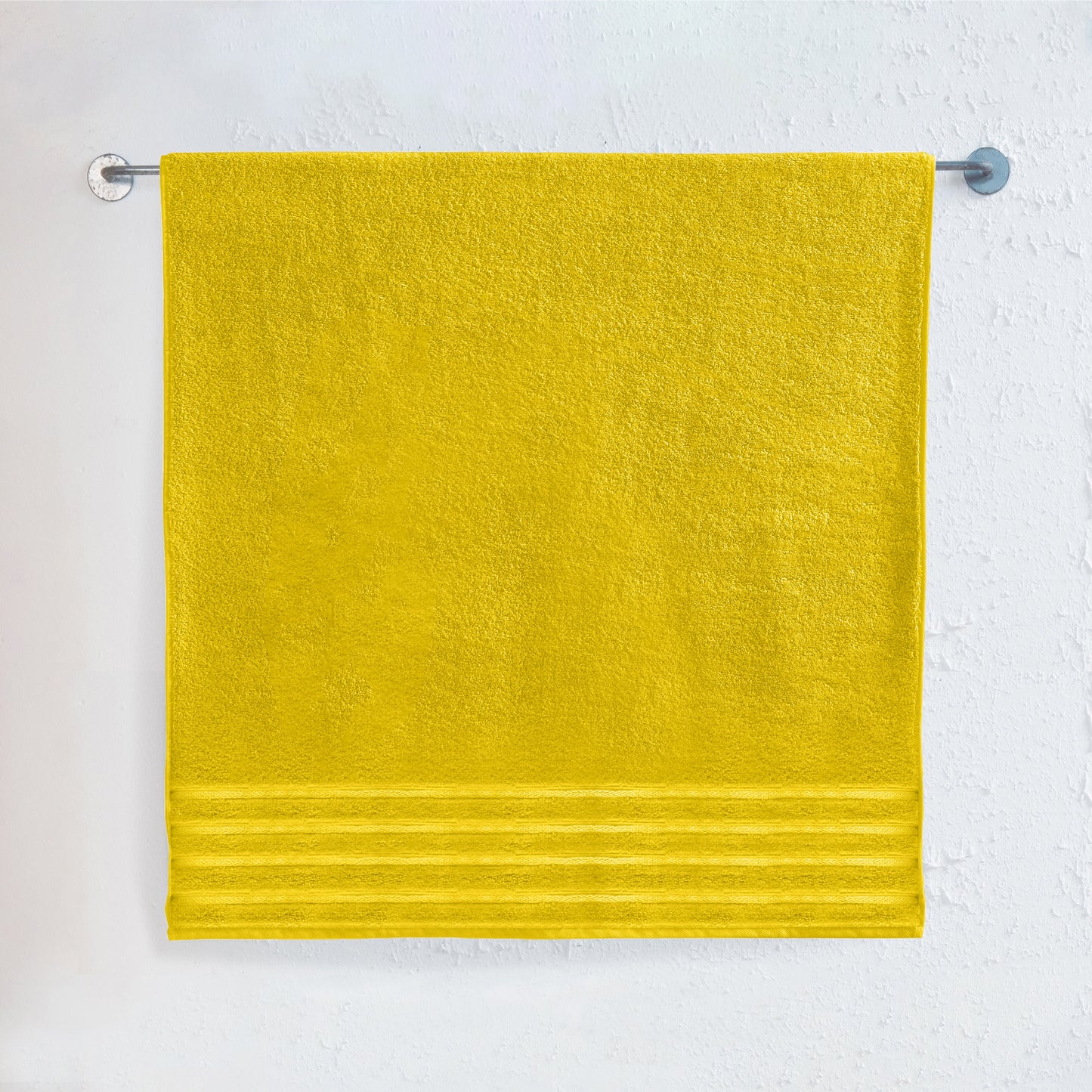 Elegant Comfort 1-Piece Premium Turkish Cotton 4 Lines Stripe Jumbo Towel, 35x 70 inch