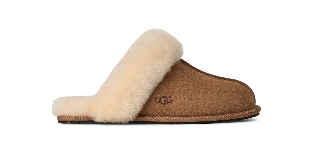 UGG Scuffette II Womens Mules — Chestnut Suede