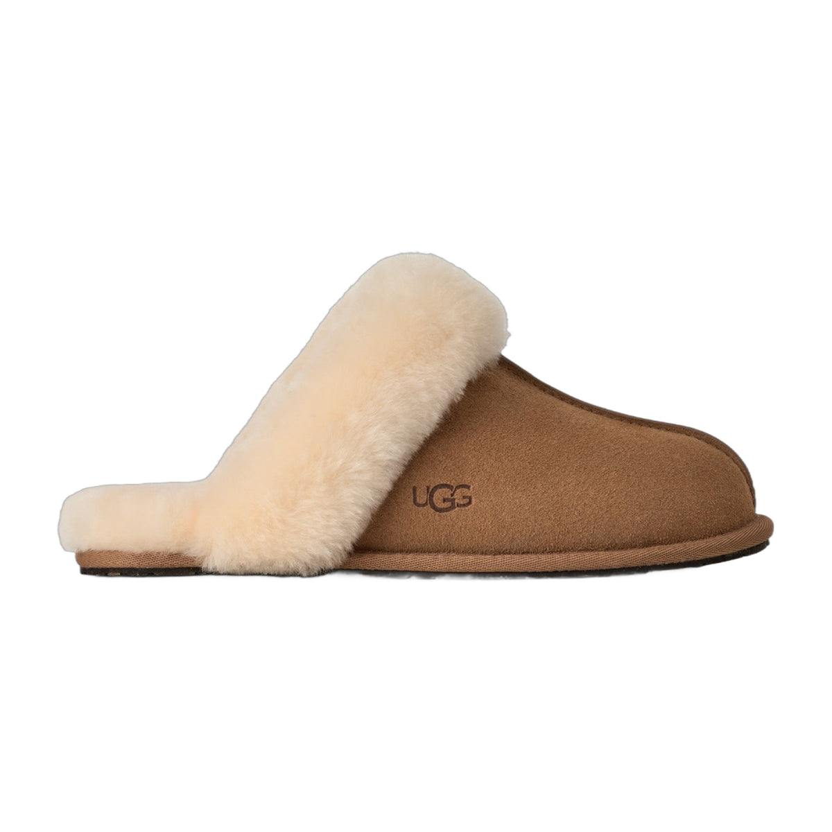 UGG Scuffette II Womens Mules — Chestnut Suede