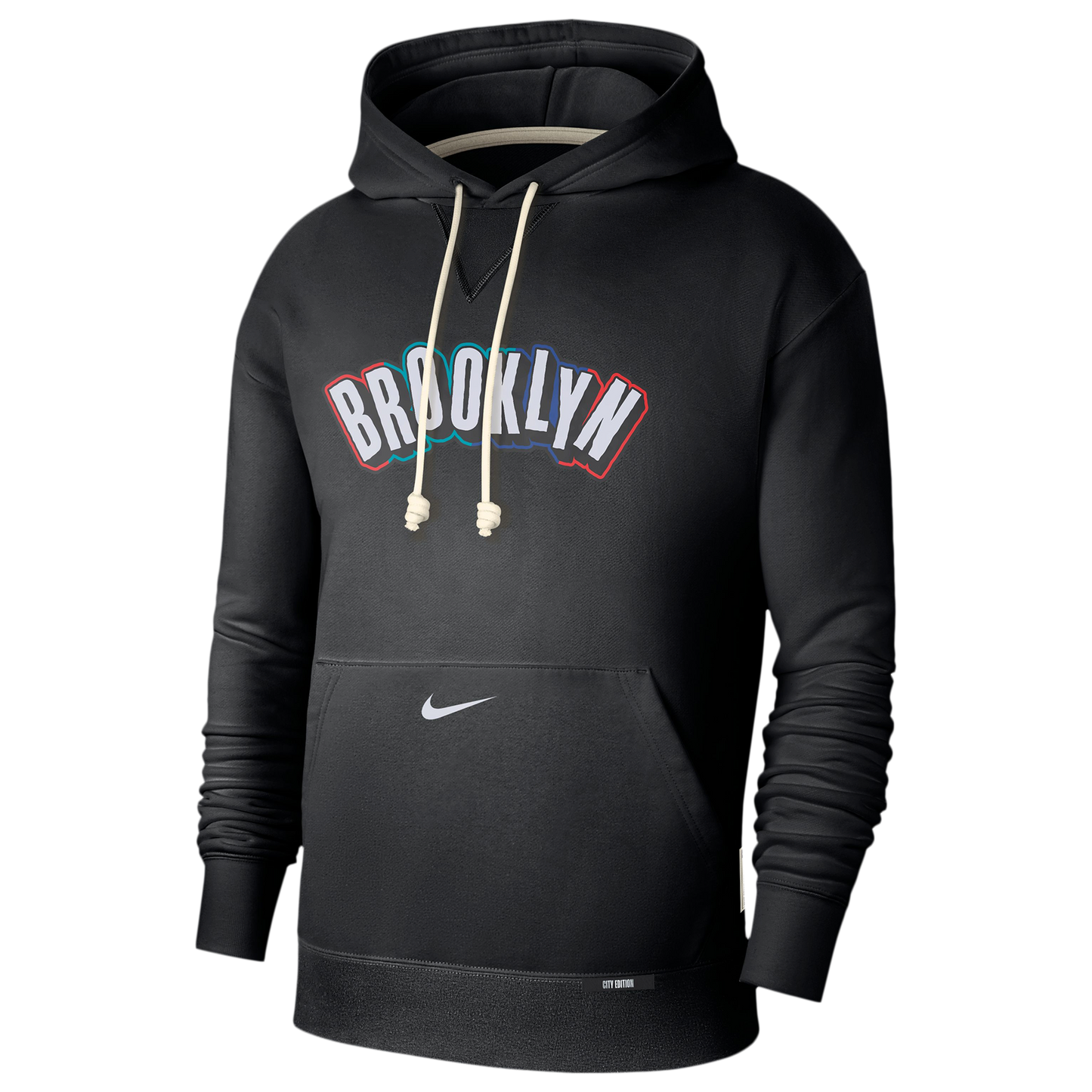 Nike Men's NBA Nets Dri-Fit Standard Issue Hoodie City Edition