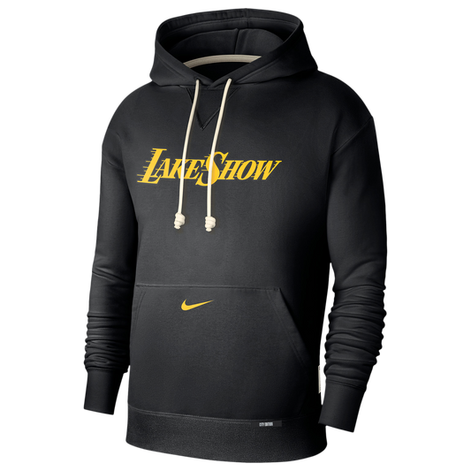 Nike Men's NBA Lakers Dri-Fit Standard Issue Hoodie Cts City Edition