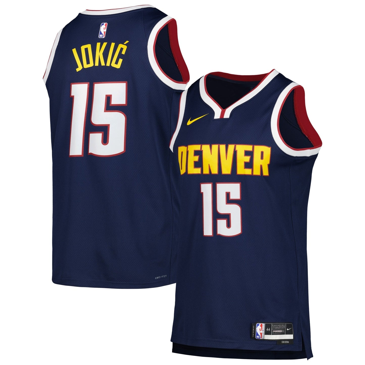Nike Men's NBA Nuggets Jokic Dri-Fit NBA Swingman Jersey
