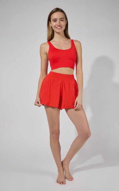Seamless Rib Celise Bra & Short Set