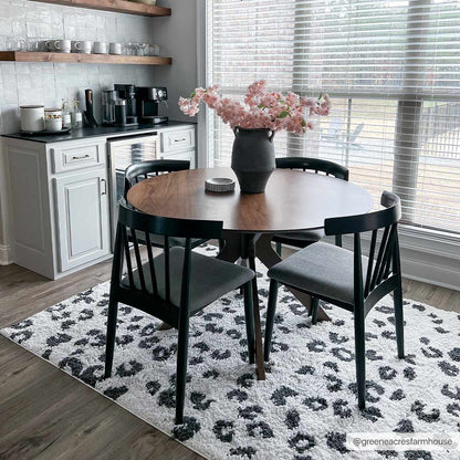 Zhen Black Spots Leopard Rug - Clearance
