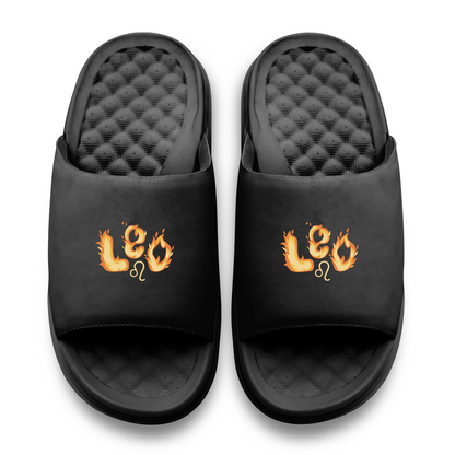 Leo Zodiac Elements Motive Slide Sandals