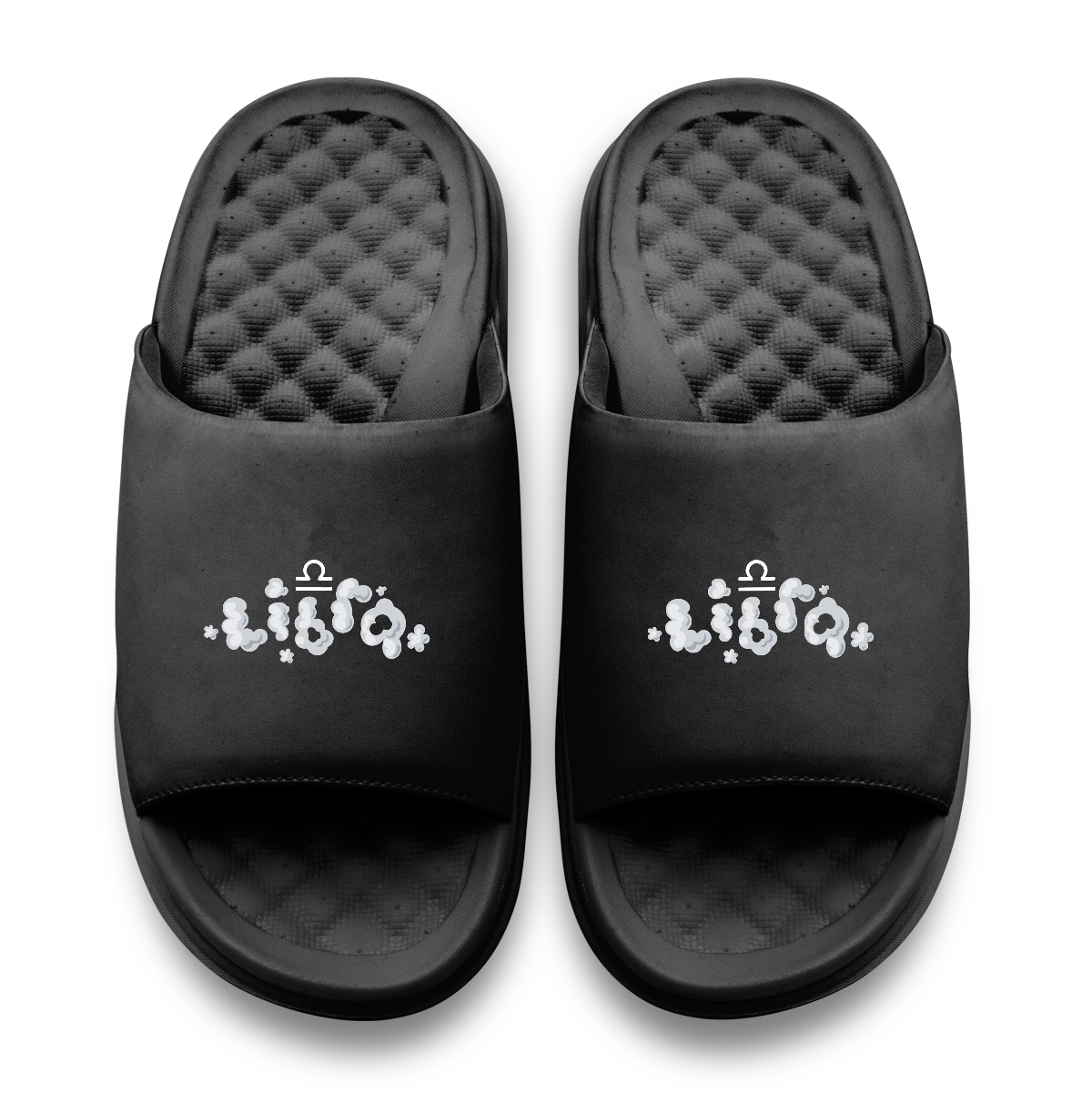 Libra Zodiac Elements Motive Slide Sandals