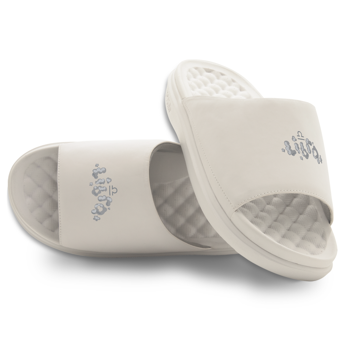 Libra Zodiac Elements Motive Slide Sandals