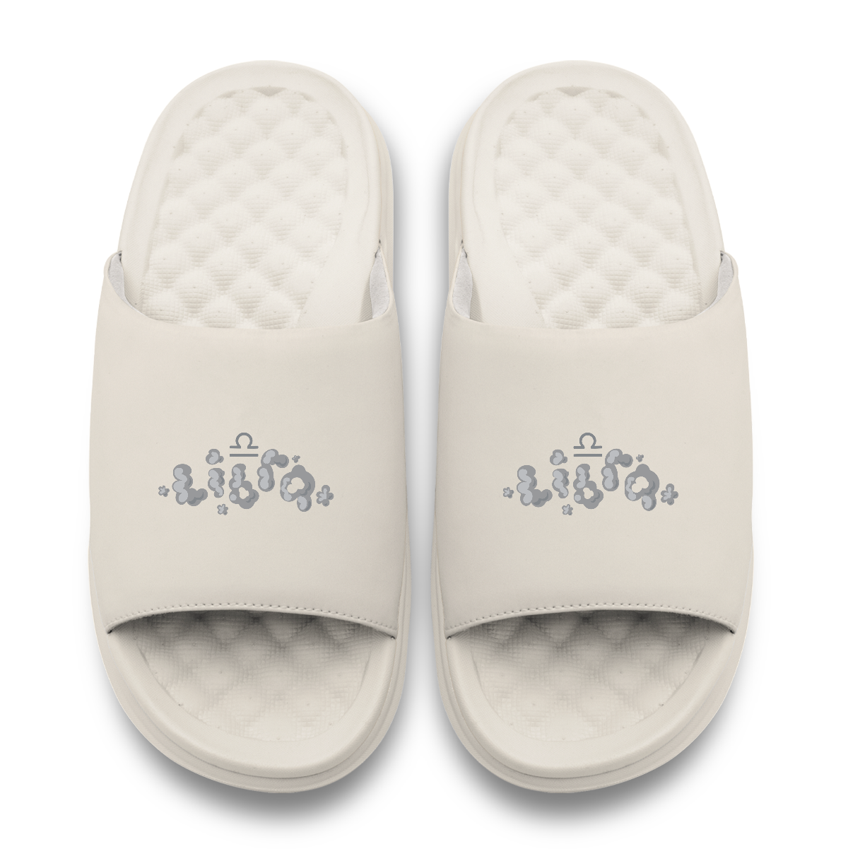 Libra Zodiac Elements Motive Slide Sandals