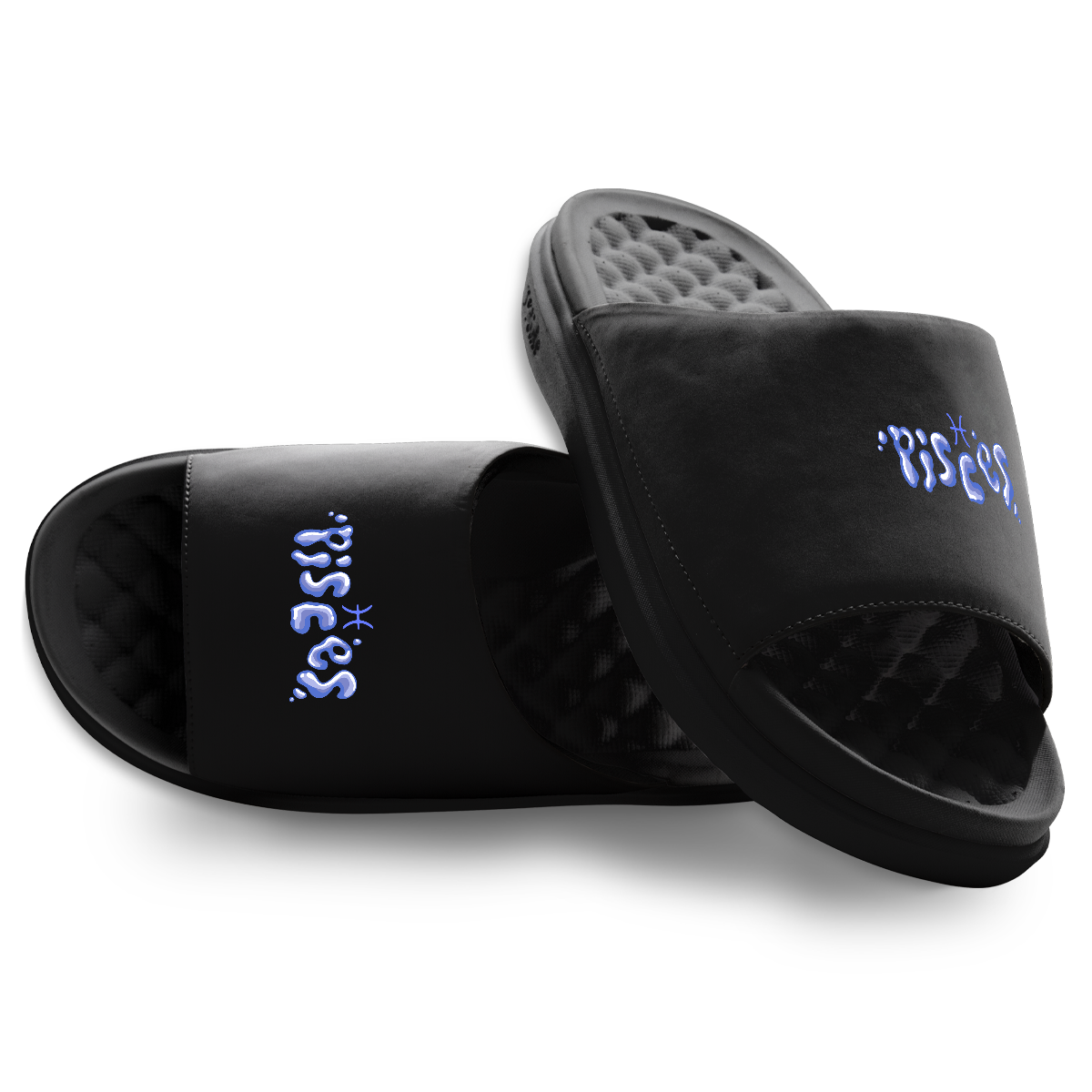 Pisces Zodiac Elements Motive Slide Sandals