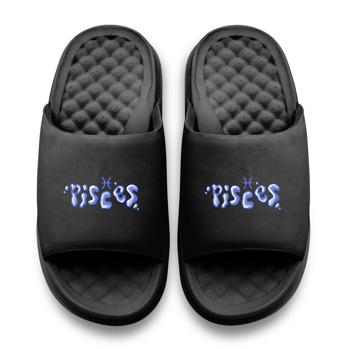 Pisces Zodiac Elements Motive Slide Sandals
