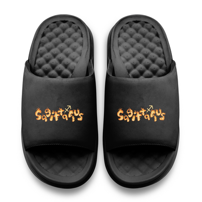 Sagittarius Zodiac Elements Motive Slide Sandals